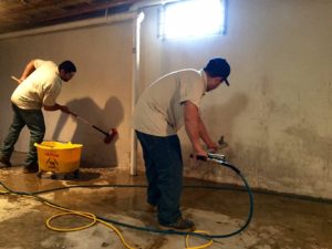 Wall scrubbing service 