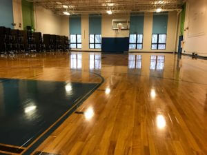 Gym floor cleaning service