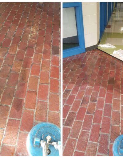 Commercial tile cleaning