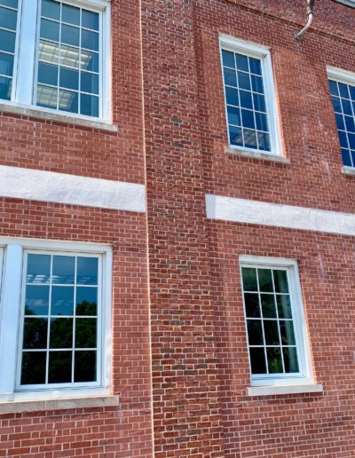 Clean building windows